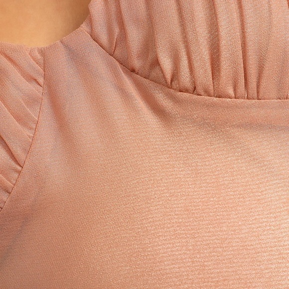 Blush Metallic Bustier Mini Skater Dress - Picture 5 of 5
